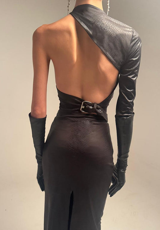 Snaky Cutout Blouse